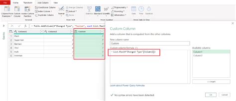 Power Query List.max