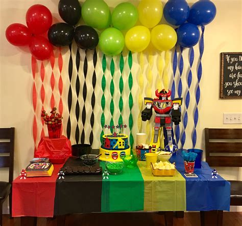 Power Ranger Birthday Party Ideas