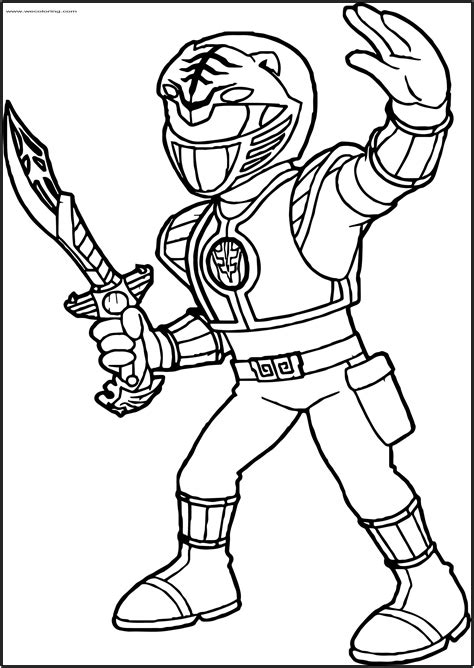 Printable Power Rangers Coloring Page (Updated 2023) Coloring Home