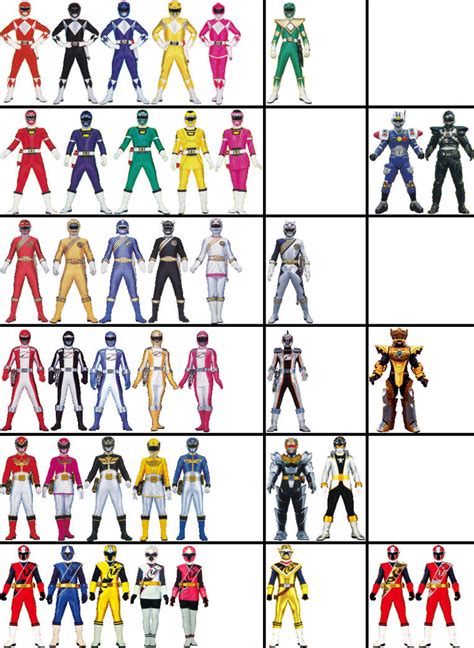 power rangers teams wiki