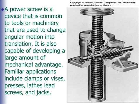 Power Screw Thread