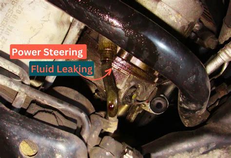 Power Steering Pump Fitting Leak