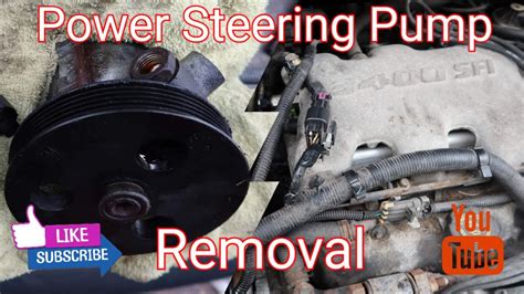 Power Steering Pump Removal