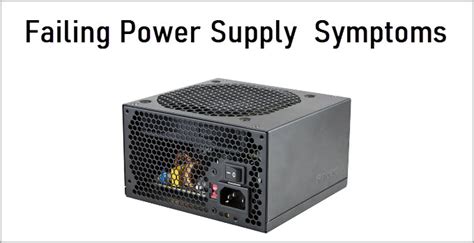 Power Supply Unit Problem Symptoms