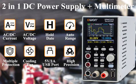 Power Supply With Multimeter