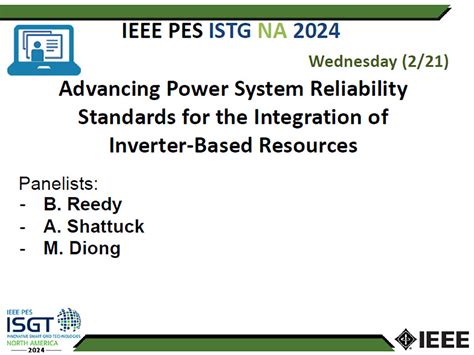 Power System Reliability Standards