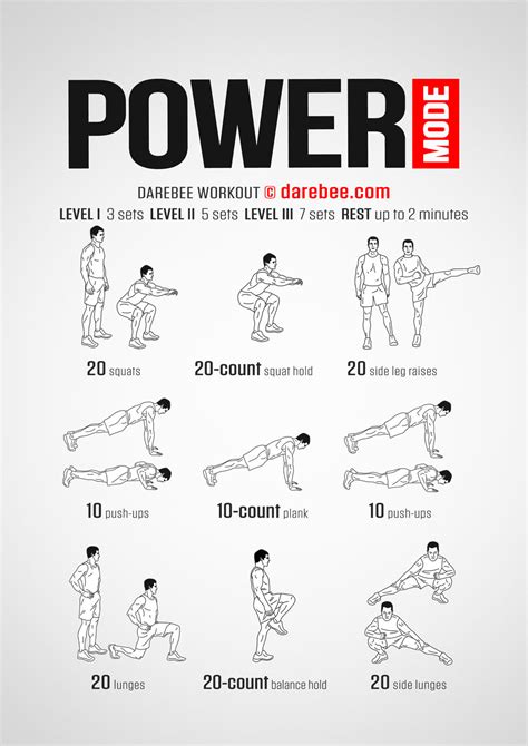 power training exercises examples