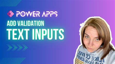 powerapps text input validation