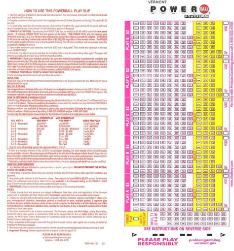 Powerball Drawing Vt
