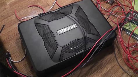 Powered Subwoofer Install