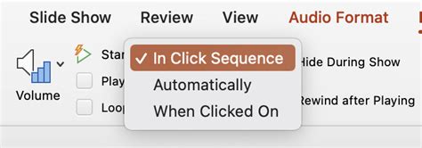 Powerpoint Audio In Click Sequence