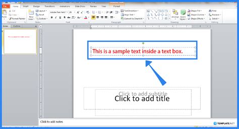 When using PowerPoint, how can you auto fit the text boxes on each