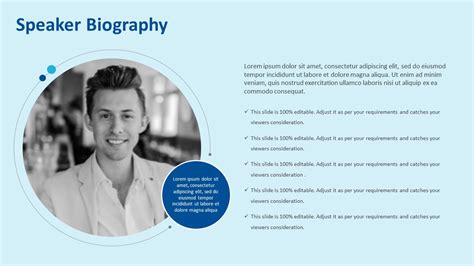 powerpoint presentation biography examples