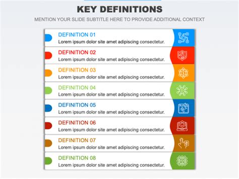 Powerpoint Slide With Definitions
