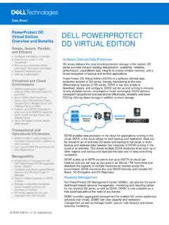 Powerprotect Data Manager Data Sheet