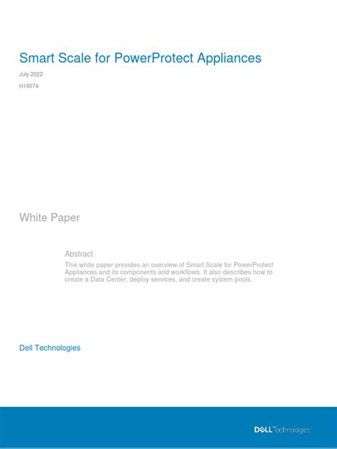 Powerprotect Dd Smart Scale