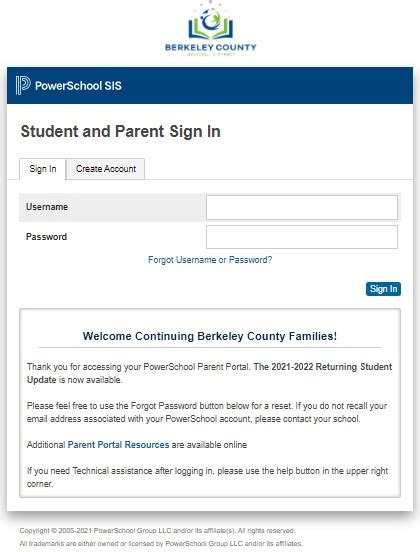 powerschool bcsd student login