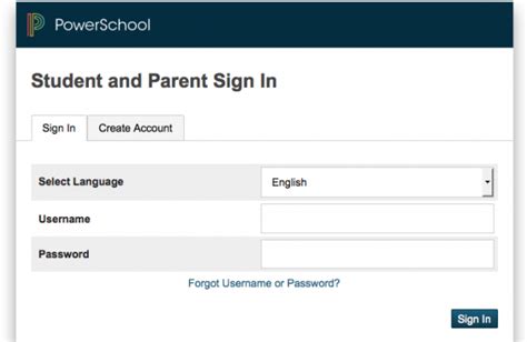 powerschool parent and student sign in