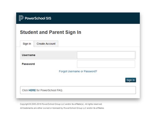 powerschool parent sign in page