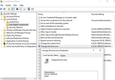 powershell change system time zone