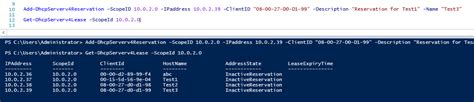 powershell command to check dhcp server