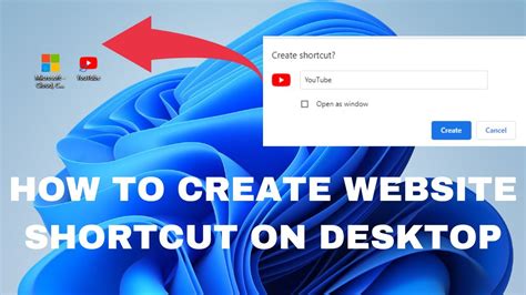 powershell create website shortcut on desktop
