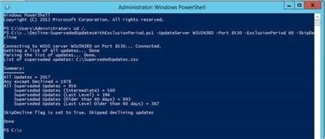 Powershell Decline Updates