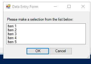 Powershell Form Listbox Scrollbar