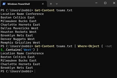 Powershell Get All Lines Containing String