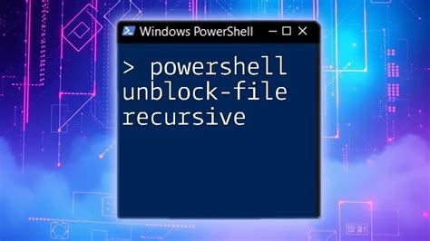 Powershell Get Files In Folder Recursive