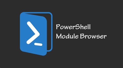 Powershell Module Browser