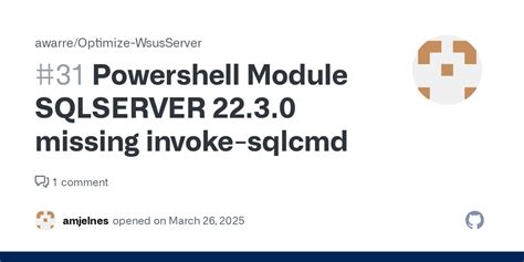 Powershell Module Invoke-Sqlcmd