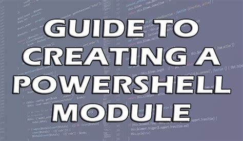 Powershell Module With Multiple Functions