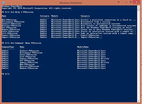 powershell new pssession examples