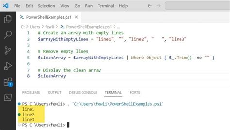 Powershell Select-String Exclude Empty Lines