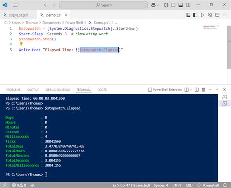 Powershell Stopwatch Elapsed Minutes