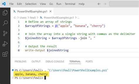 Powershell String To Array Delimiter
