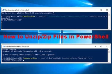 Powershell Unzip Files To Folder