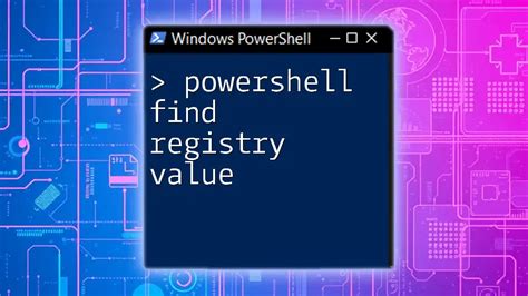 PowerShell Windows Registry