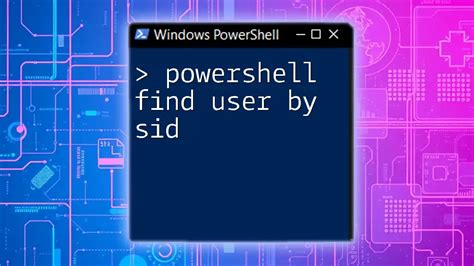 How to Find a User