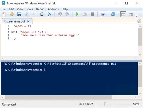 How to use if statements in PowerShell PDQ