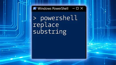 How to Replace String in PowerShell