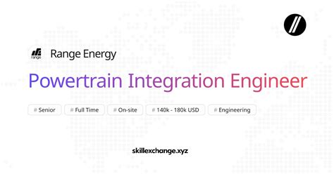 Powertrain Integration Engineer