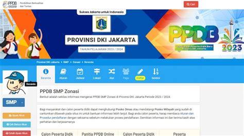 ppdb online jakarta 2023
