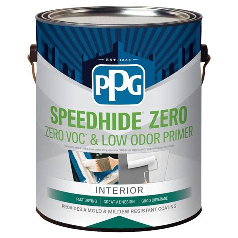 PPG UltraHide Zero 1 gal. Pure White/Base 1 Satin Interior Paint1500