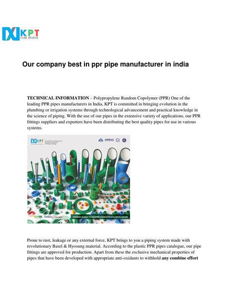ppr manufacturer in india