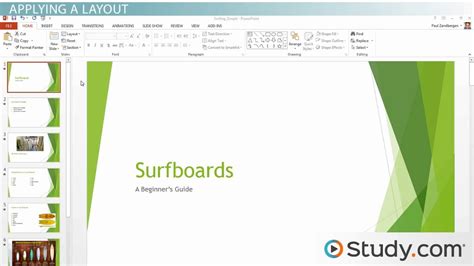 ppt presentation format in english