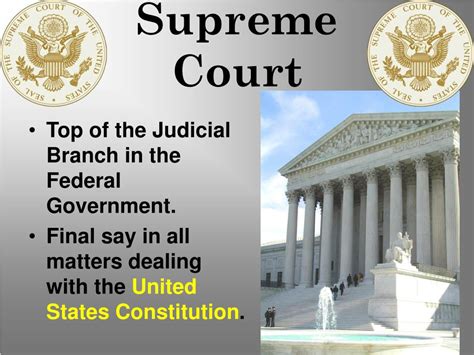 ppt the supreme court