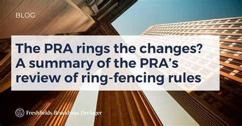 Pra Ring Fencing Policy Statement