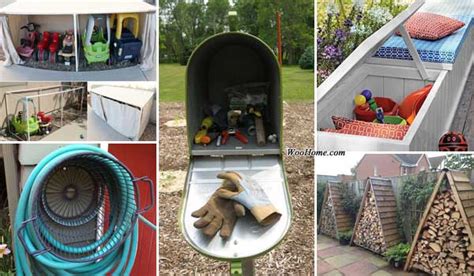 24 Practical DIY Storage Solutions for Your Garden and Yard Amazing
